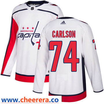 John Carlson Washington Capitals white Away jersey