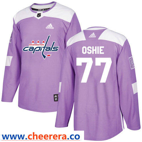 T.J. Oshie Washington Capitals purple jersey
