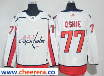 T.J. Oshie Washington Capitals white Away jersey