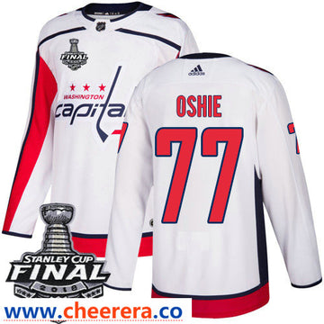 T.J. Oshie Washington Capitals white Away jersey