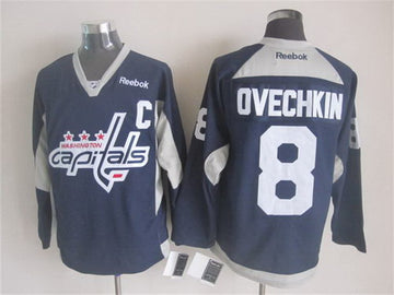 Alex Ovechkin Washington Capitals navy jersey
