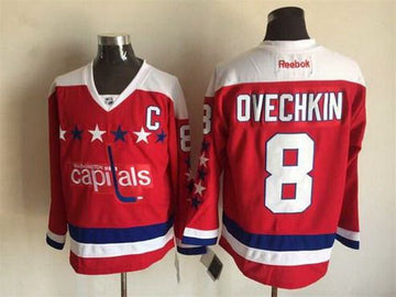 Alex Ovechkin Washington Capitals red Third jersey