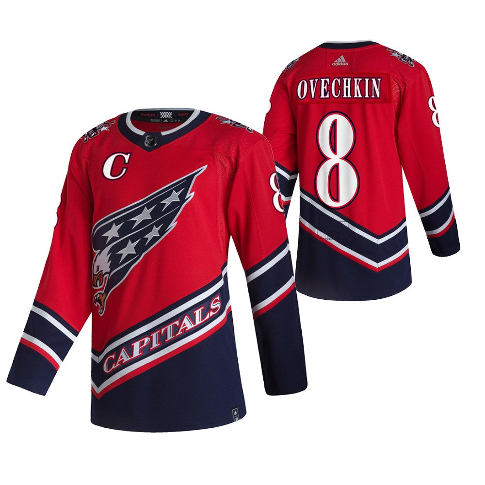 Alexander Ovechkin Washington Capitals red Reverse Retro jersey