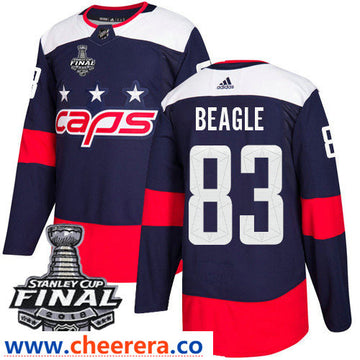 Jay Beagle Washington Capitals navy Stadium Series jersey