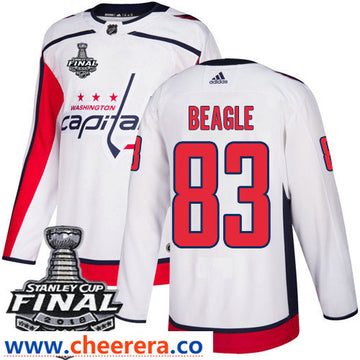 Jay Beagle Washington Capitals white Away jersey