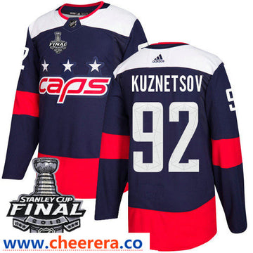 Evgeny Kuznetsov Washington Capitals navy Stadium Series jersey