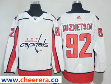 Evgeny Kuznetsov Washington Capitals white Away jersey