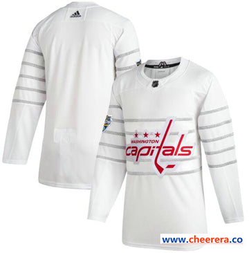 Custom Washington Capitals white All-Star jersey