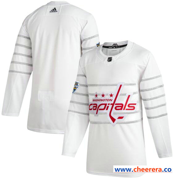 Custom Washington Capitals white All-Star jersey