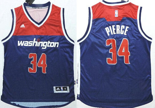 Paul Pierce Revolution Washington Wizards navy jersey