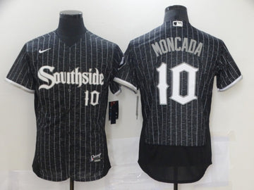 Yoan Moncada Chicago White Sox black City Connect jersey