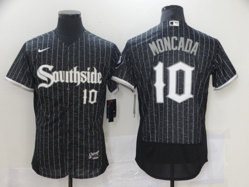 Yoan Moncada Chicago White Sox black City Connect jersey