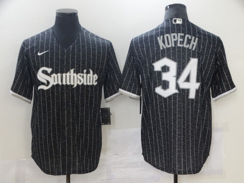 Michael Kopech Chicago White Sox black City Connect jersey