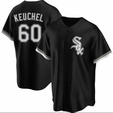 Dallas Keuchel Chicago White Sox black jersey