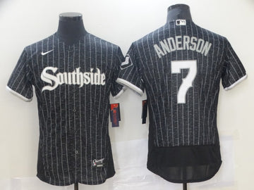 Tim Anderson Chicago White Sox black City Connect jersey