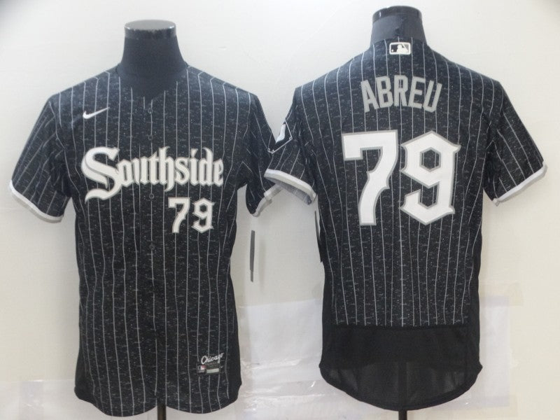 Jose Abreu Chicago White Sox black City Connect jersey