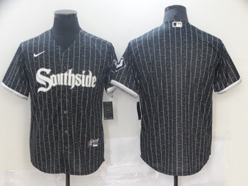 Custom Chicago White Sox black City Connect jersey