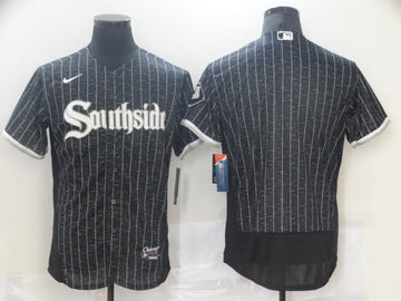 Custom Chicago White Sox black City Connect jersey