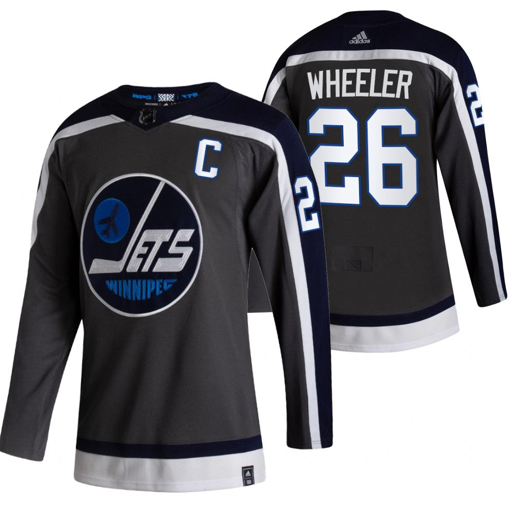 Blake Wheeler Winnipeg Jets black Reverse Retro jersey