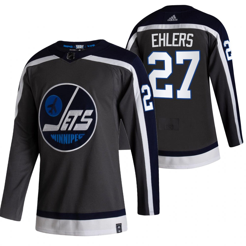 Nikolaj Ehlers Winnipeg Jets black Reverse Retro jersey