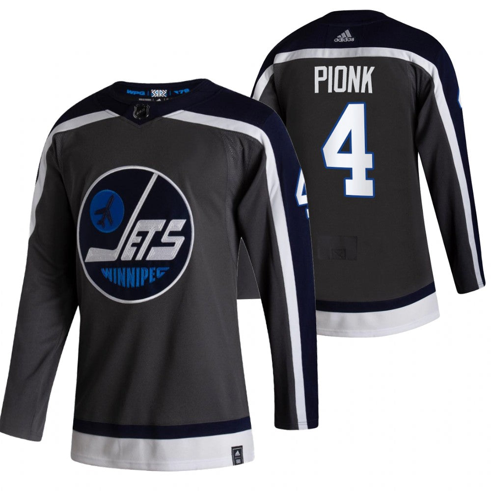 Neal Pionk Winnipeg Jets black Reverse Retro jersey