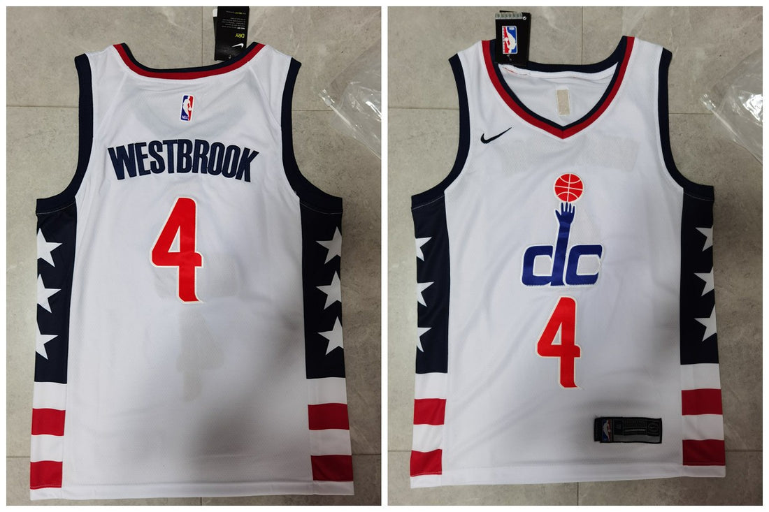 Russell Westbrook Washington Wizards white jersey