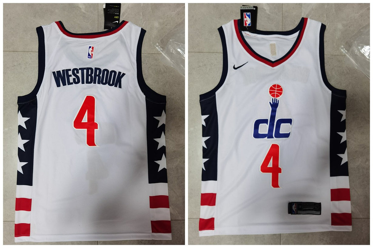 Russell Westbrook Washington Wizards white jersey
