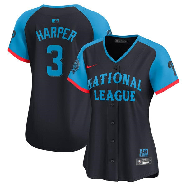 Bryce Harper National League All-Star navy All-Star jersey