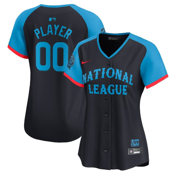 Custom National League All-Star navy All-Star jersey