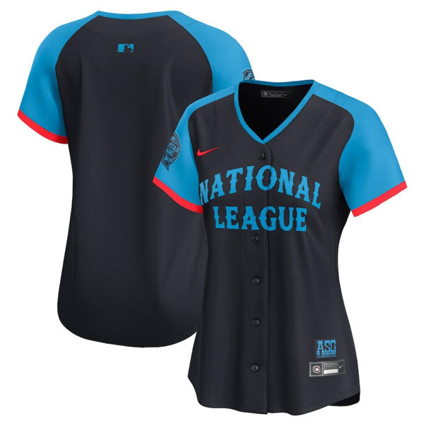 Custom National League All-Star navy All-Star jersey