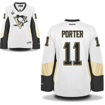 Kevin Porter Pittsburgh Penguins white Road jersey