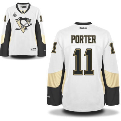 Kevin Porter Pittsburgh Penguins white Road jersey