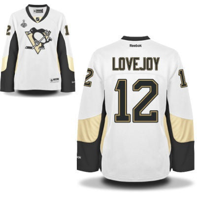 Ben Lovejoy Pittsburgh Penguins white Road jersey