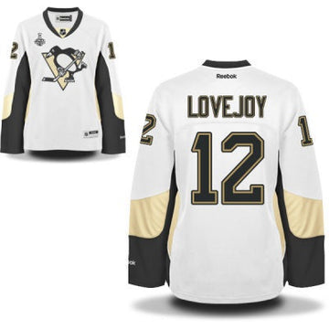 Ben Lovejoy Pittsburgh Penguins white Road jersey