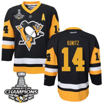 Chris Kunitz Pittsburgh Penguins black jersey
