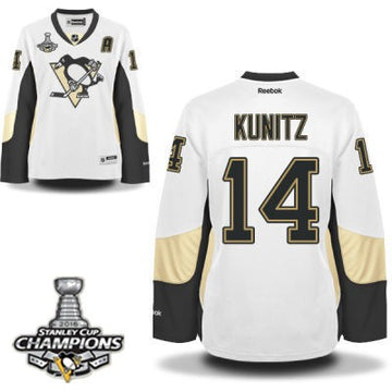 Chris Kunitz Pittsburgh Penguins white jersey
