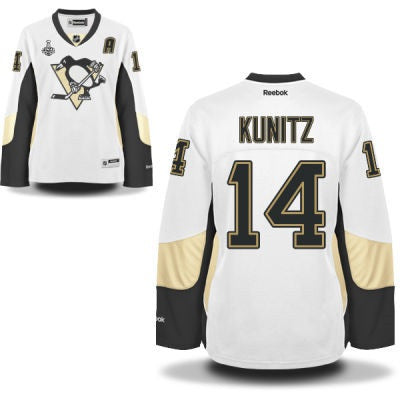 Chris Kunitz Pittsburgh Penguins white Road jersey