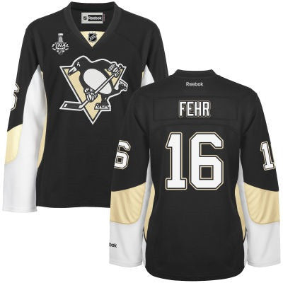 Eric Fehr Pittsburgh Penguins black jersey