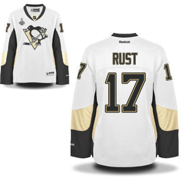 Bryan Rust Pittsburgh Penguins white Road jersey