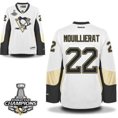 Kael Mouillierat Pittsburgh Penguins white jersey