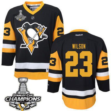 Scott Wilson Pittsburgh Penguins black jersey
