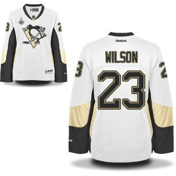 Scott Wilson Pittsburgh Penguins white Road jersey