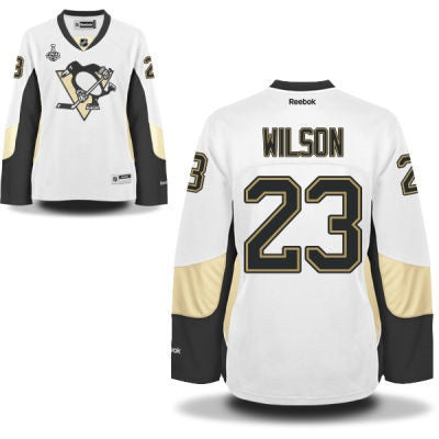 Scott Wilson Pittsburgh Penguins white Road jersey