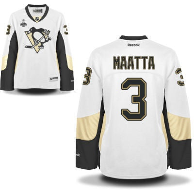 Olli Maatta Pittsburgh Penguins white Road jersey