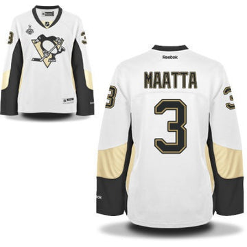 Olli Maatta Pittsburgh Penguins white Road jersey