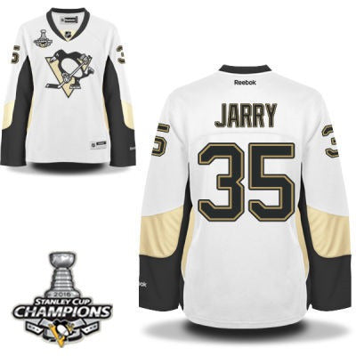 Tristan Jarry Pittsburgh Penguins white jersey