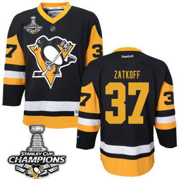 Jeff Zatkoff Pittsburgh Penguins black jersey