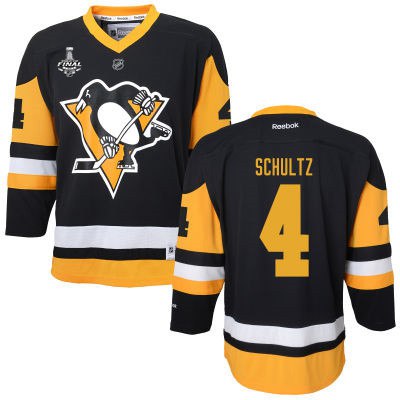 Justin Schultz Pittsburgh Penguins black jersey