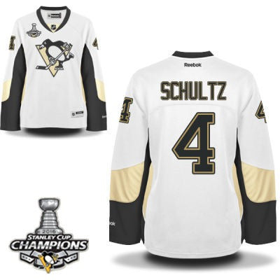 Justin Schultz Pittsburgh Penguins white jersey