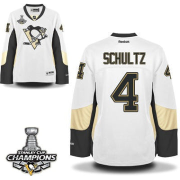 Justin Schultz Pittsburgh Penguins white jersey
